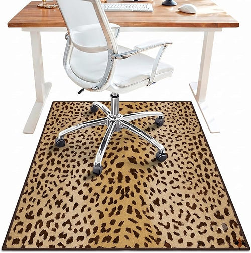 36"x60" Office Chair Mat for Hardwood Tile Floor, Under Desk Carpet Protector by BESBLEE
