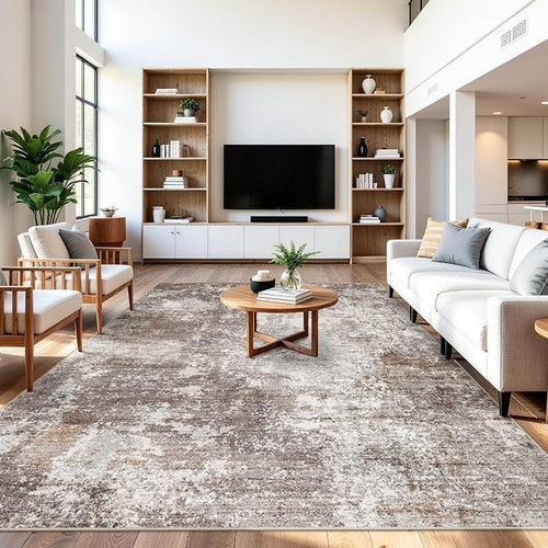 7x10 Living Room Area Rug – Washable Non-Slip Soft Carpet by BYYVOORugsforYourHome