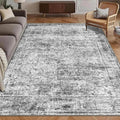 Washable Area Rug 6' x 9' Vintage Traditional Persian Mat by Unknown