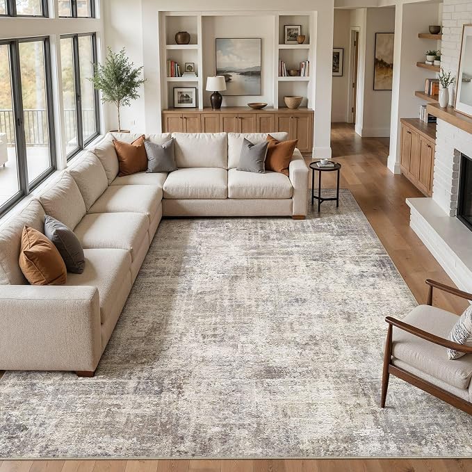 cotiled Washable 8x10 Area Rug for Living Room - Image 5