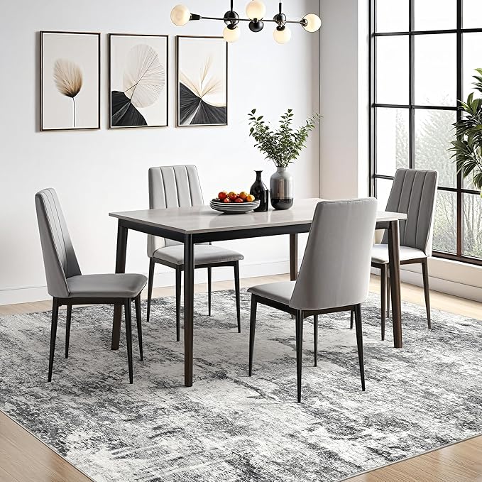 DMOYEST 10x12 Area Rug for Living Room, Washable & Non Slip Large Indoor Carpet - Image 3