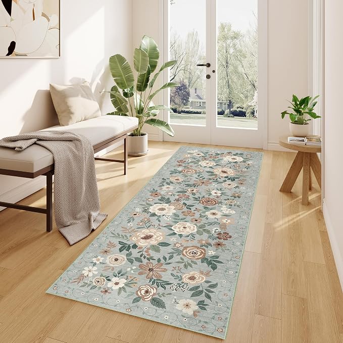 DUKINO 2x6 Runner Rug for Hallway, Washable Kitchen Runner Rug - Image 7