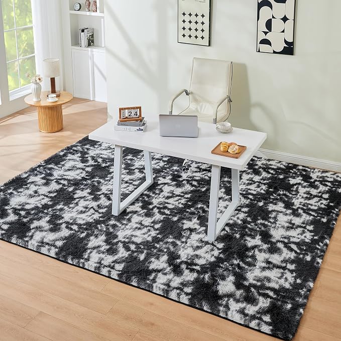 Litanika 9x12 Fluffy Shag Faux Fur Area Rug - Image 4