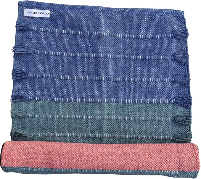 Jaipur art & Rugs Cotton Yoga Mat by JAIPURARTANDRUGS