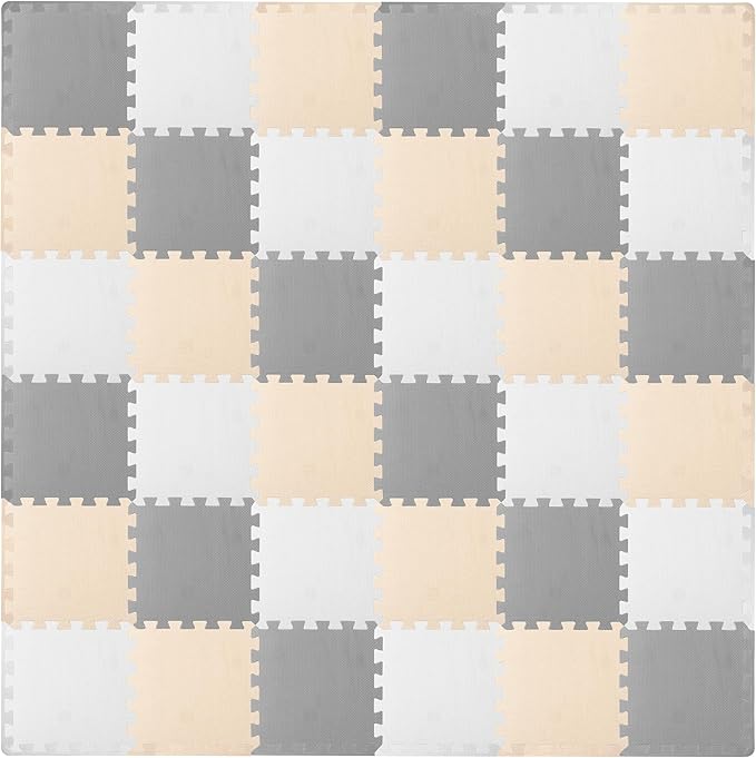 ProSource Baby Play Mat, Soft Foam Floor Tiles by PROSOURCE