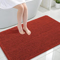OLANLY Large Bathroom Rugs 44x32, Soft Absorbent Chenille Bath Rugs, Rubber by OLANLY