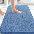 OLANLY Bathroom Rugs 35x24, Extra Soft Absorbent Chenille Bath Rugs, Rubber by OLANLY