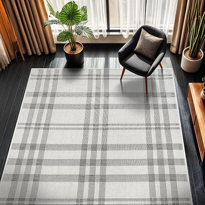 CAMILSON Easy Jute Rug 9x12, Indoor Outdoor Off-White Color Fiber Area Rugs by CAMILSONIndoorOutdoorAreaRugs