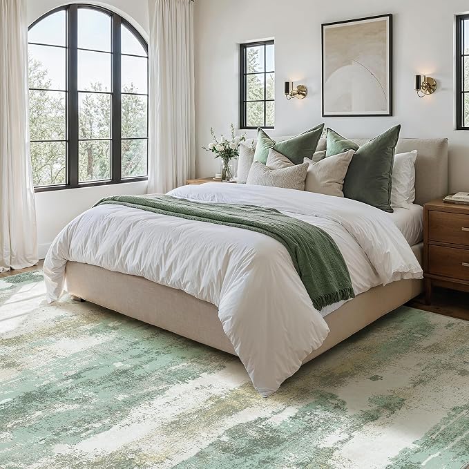 BEIMO Area Rugs 5x8 for Living Room Bedroom, Modern Abstract Machine Washable - Image 3