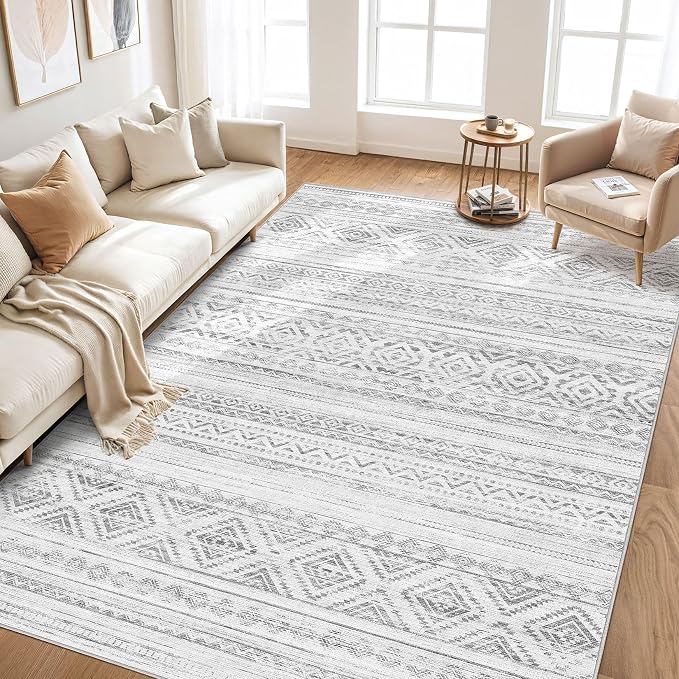 cotiled 8x10 Area Rugs Living Room Rug: Washable Boho Rugs - Image 6