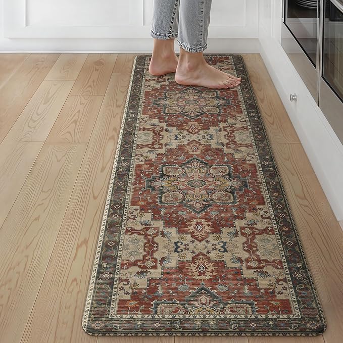 GENIMO Kitchen Mats for Floor, Washable Anti Fatigue Mat for Cushioned by GENIMO