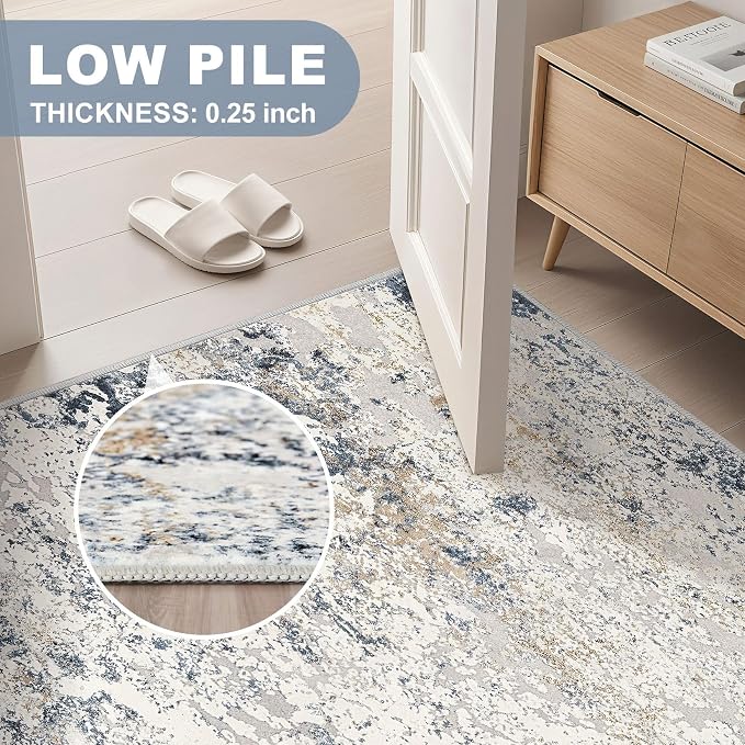 DMOYEST Square Area Rug Living Room Rugs - Image 9