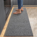 Kitchen Runner Rugs and Mat Non Slip Washable, Super Absorbent Long Kitchen Mats by QiCaiJia