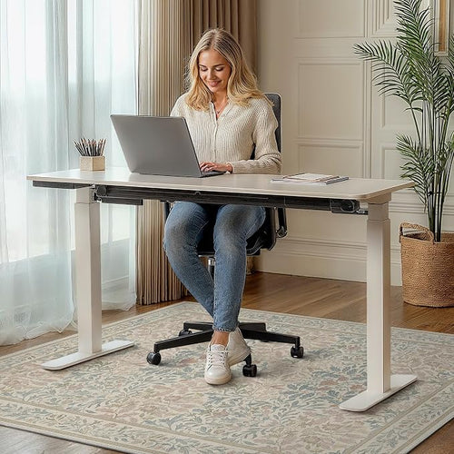 36"x60" Office Chair Mat for Hardwood Tile Floor, Under Desk Carpet Protector - Image 2