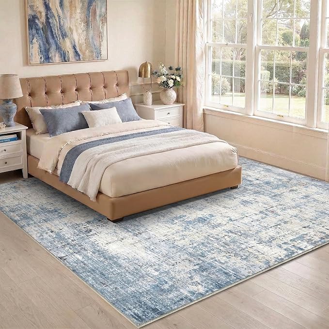 8x10 Area Rugs Washable Living Room Rug-No Slip Soft Carpets Modern Abstract - Image 5