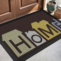 Front Door Mat, Heavy Duty Non-Slip Rubber Dirt Trapper, Quick-Dry Low-Profile by WELDUN