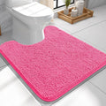 OLANLY Toilet Rugs U-Shaped 24x24, Extra Soft Absorbent Chenille Contour by OLANLY