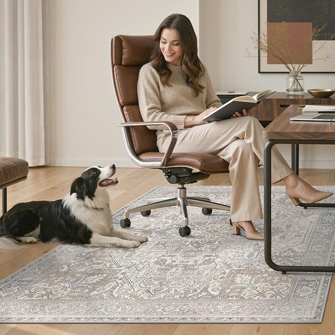 48"x60" Office Chair Mat for Hardwood Tile Floor, Under Desk Carpet Protector - Image 7