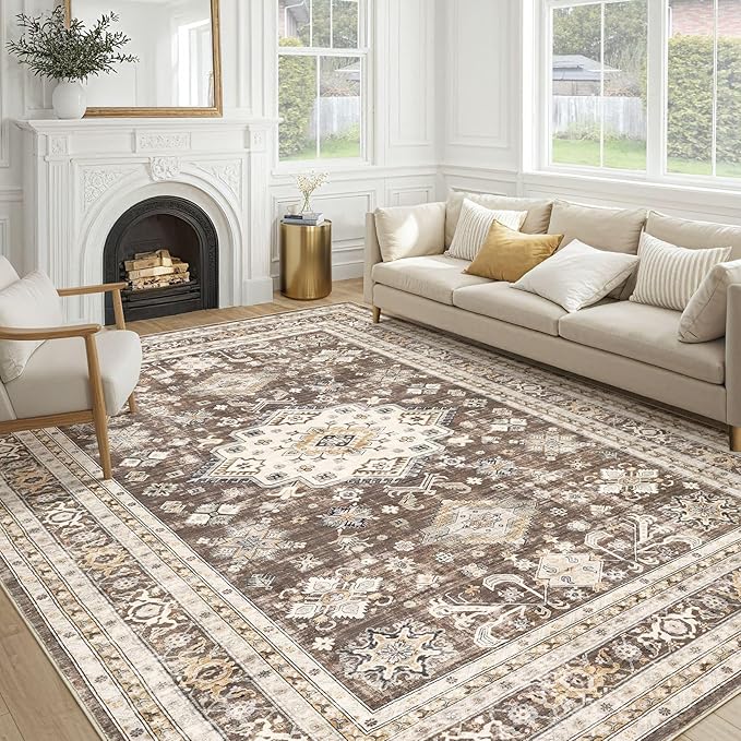 Vintage Living Room Area Rug 12x15 by COTILED