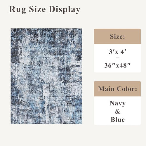3x4 Washable Entryway Area Rug - Image 2