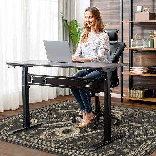 36"x60" Office Chair Mat for Hardwood Tile Floor, Under Desk Carpet Protector - Image 2