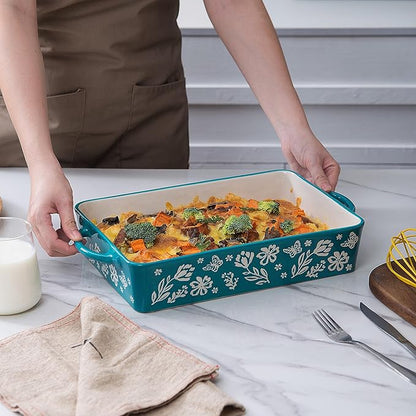 Wisenvoy Casserole Dish 9x13 Baking Pan Casserole Dishes - Image 2