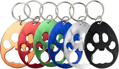 Swatom Dog Paw Keychain Bottle Opener Beer Opener Tool, Key Tag Chain Ring by SWATOM