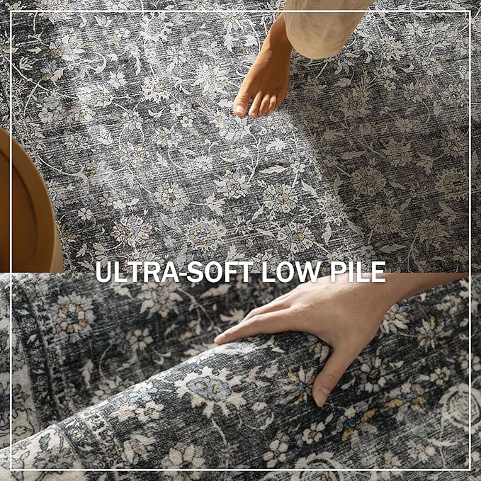 Runner Rug Washable Kitchen Runner: 2'x 6' Hallway Runner Rugs Stain Resistant - Image 4