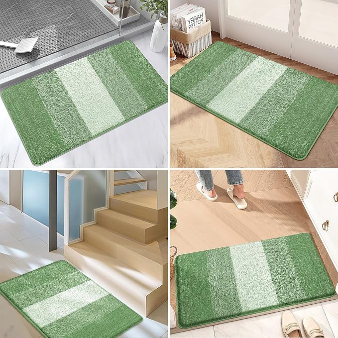 Kitinjoy Indoor Outdoor Door Mat, 59x36 Non-Slip Absorbent Dirt Trapper - Image 6