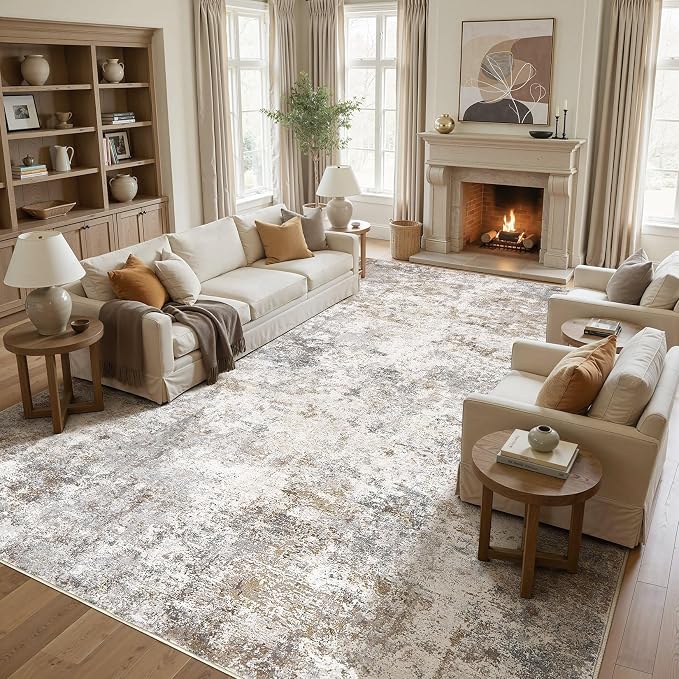 UERMEI 10x12 Area Rug Living Room Rugs - Image 3