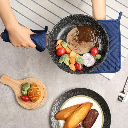 Cotton Pocket Pot Holders Machine Washable Heat Resistant Hot Pads - Image 6