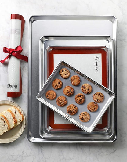 New Star Foodservice Commercial-Grade 18-Gauge Aluminum Sheet Pan/Bun Pan) - Image 7