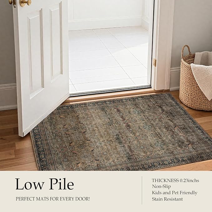 Ruaruarug Washable Area Rug Runner 2×6 - Image 7