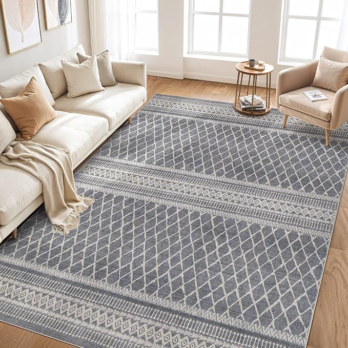 cotiled 8x10 Area Rugs Living Room Rug: Washable Boho Rugs - Image 5