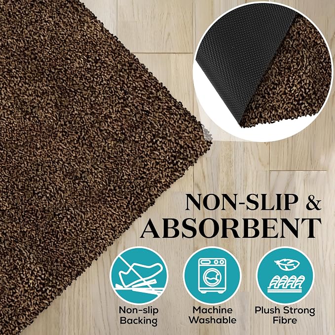 Premium Microfiber Indoor Door Mat – 36"x72" Washable Entry Mat, Waterproof - Image 4