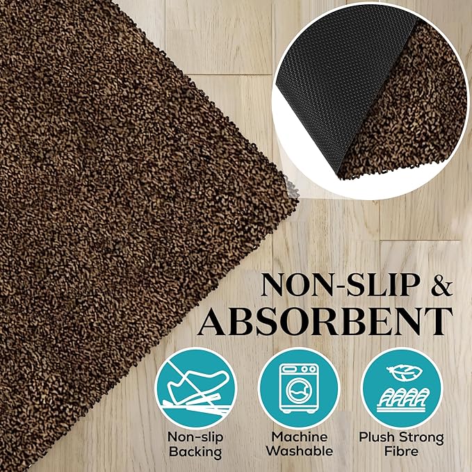 Premium Microfiber Indoor Door Mat – 36"x60" Washable Entry Mat, Waterproof - Image 4