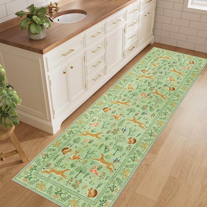 DUKINO 2x6 Rug for Hallway, Washable Kitchen Runner Rug - Image 3