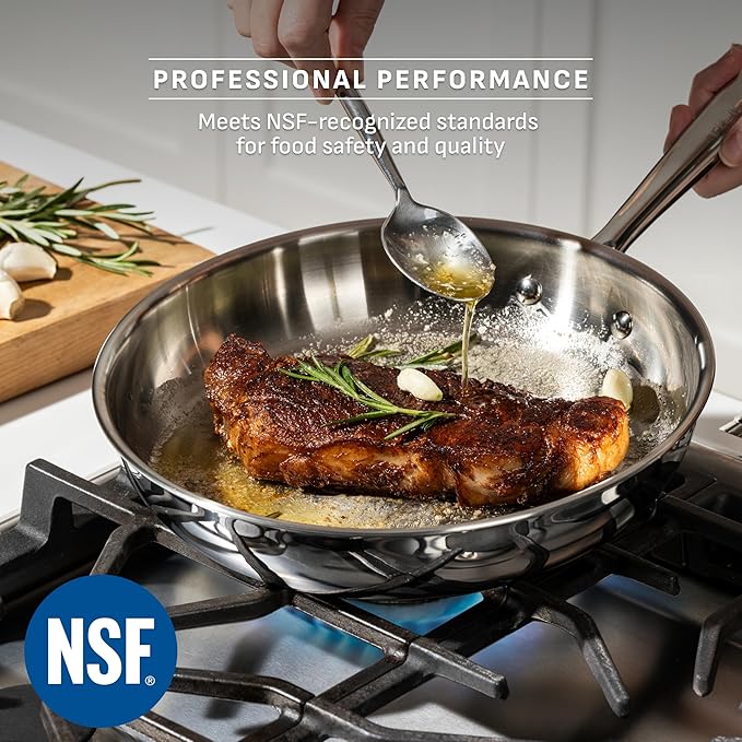T-Fal Pro Tri-Ply Stainless Steel Sauce Pan - Image 3