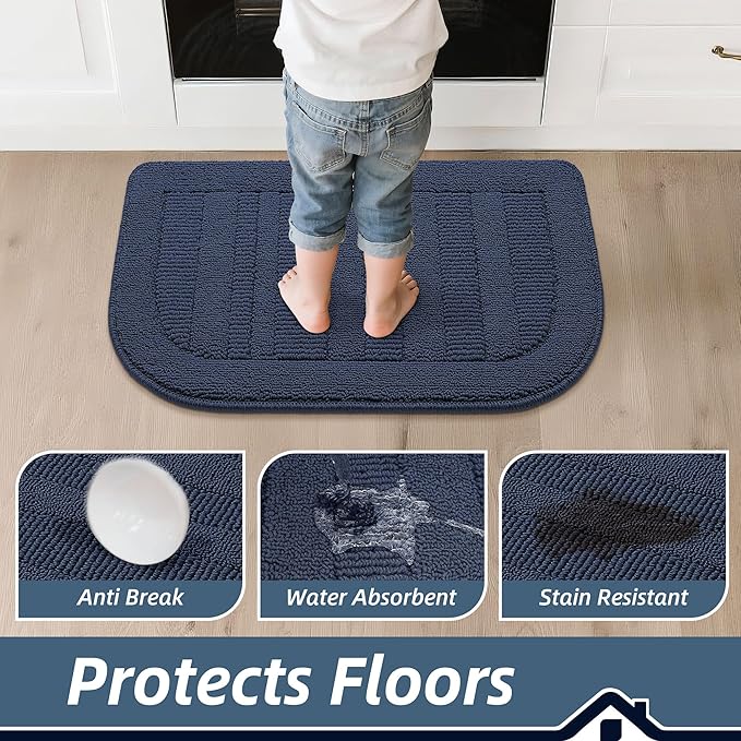 BEQHAUSE Kitchen Rugs Non Slip Washable Durable Kitchen Mats - Image 4