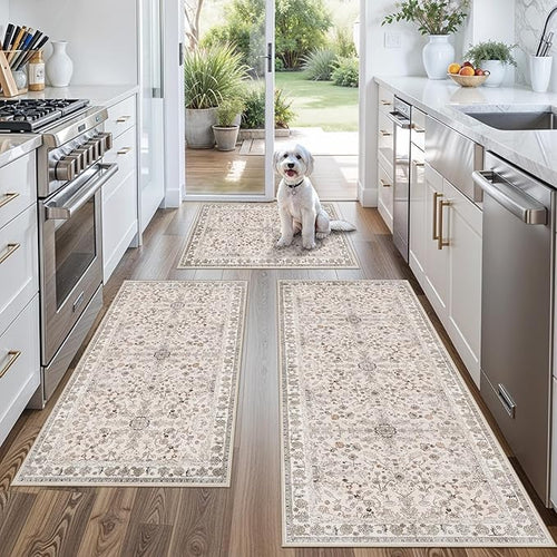 3-Piece Kitchen Rug Set of 3 by BYYVOORugsforYourHome