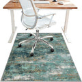 36"x60" Office Chair Mat for Hardwood Tile Floor, Under Desk Carpet Protector by BESBLEE