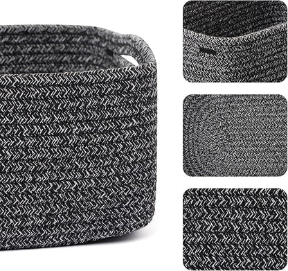 MiniArk Small Storage Baskets for Organizing | Closet Organizer Bins | Shelf - Image 2