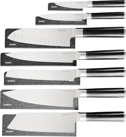Babish 14-Piece Full Tang Forged Kitchen Knife Set – High-Carbon 1.4116 German by Babish