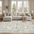 cotiled 5x8 Area Rug Machine Washable Vintage Carpet by COTILED