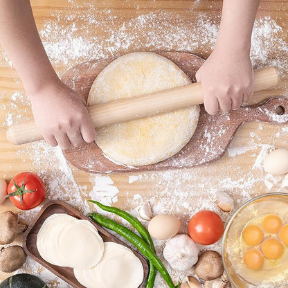 AISOSO French Rolling Pin, 17.7 Inches Wood Rolling Pins - Image 3