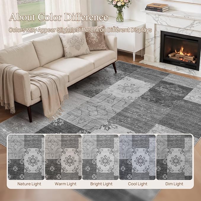 UERMEI 6x9 Area Rug for Living Room - Image 7