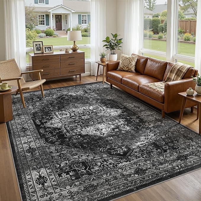 UERMEI 8x10 Area Rug Living Room Rugs - Image 5