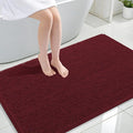 OLANLY Large Bathroom Rugs 44x32, Soft Absorbent Chenille Bath Rugs, Rubber by OLANLY