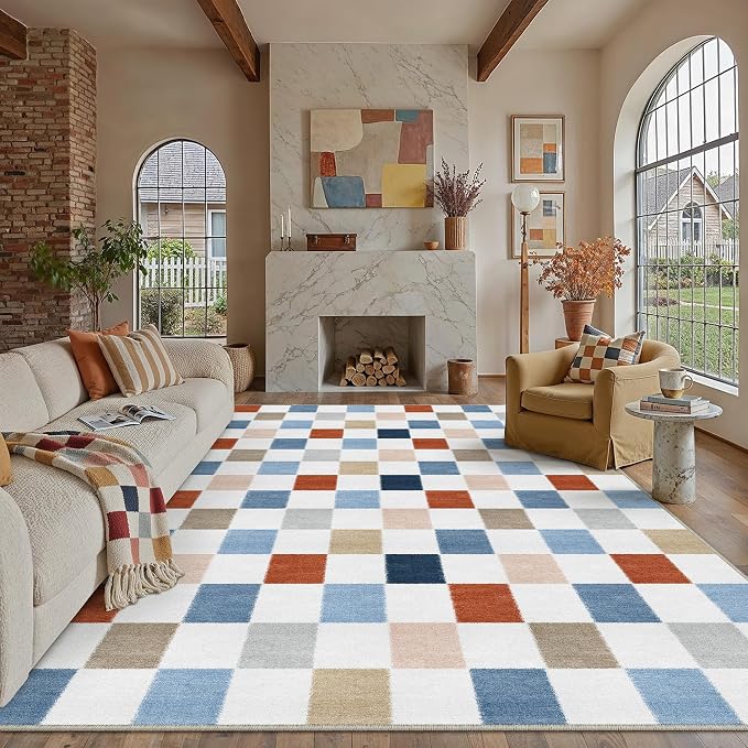 PureCozy Machine Washable 8x10 Area Rugs by PureCozy