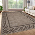 GarveeHome 4x6 Rug Small Washable Living Room Rug Modern Bordered Area Rugs by GarveeHome